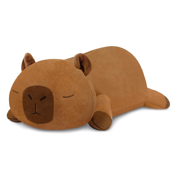Weighted Stuffed Animals, Capybara Plush with Weighted Beads, Cute Capybara - Picture 2 of 7